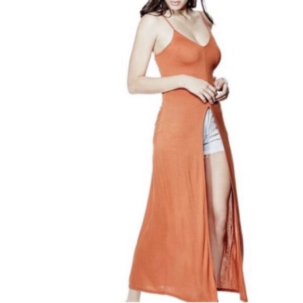 Orange Open Tunic